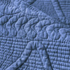 PREMIUM COTTON QUILTED SOFA MAT - NAVY BLUE