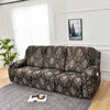 Premium Printed Recliner Sofa Cover : Royal Black