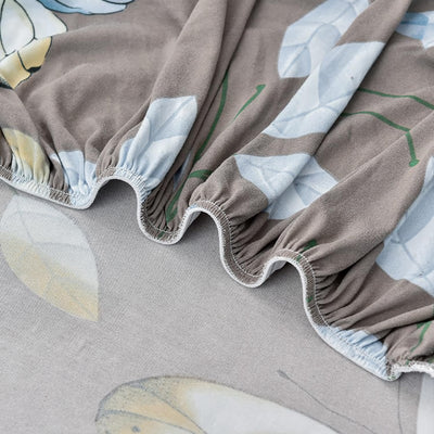 Premium Printed Recliner Sofa Cover : Grey Moroccan