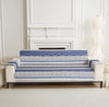 NON SLIP QUILTED SOFA PROTECTOR MAT - THICK PRINTED WITH STRAP
