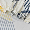 Premium Printed Recliner Sofa Cover : Yellow Curve