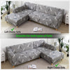 L Shape Sofa Cover - Fern Grey