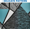 Stretchable Chair Covers, Blue Grey Prism
