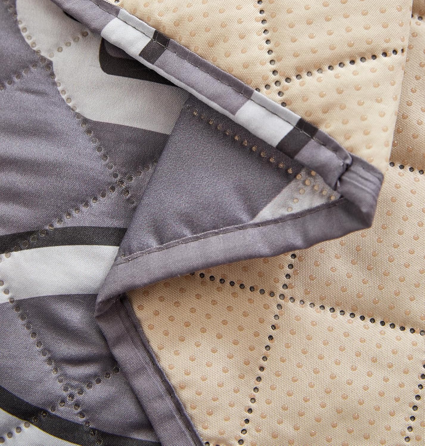 WATERPROOF QUILTED RECLINER COVER - OCTA GREY 1 SEATER
