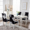 Stretchable Chair Covers, Black Fern