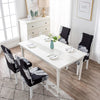 Stretchable Chair Covers, Black Fern