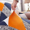 L Shape Sofa Cover - Prism Orange