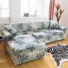 L Shape Sofa Cover - Petal Grey