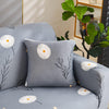 Trendize Exclusive Stretchable Sofa Cover - Grey Daisy