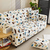 Trendize Exclusive Stretchable Sofa Cover - White Leaf