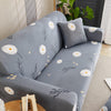 Trendize Exclusive Stretchable Sofa Cover - Grey Daisy