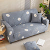 Trendize Exclusive Stretchable Sofa Cover - Grey Daisy
