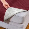 Reversible Quilted Waterproof Sofa Protector - Maroon & Grey