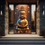 God Bal Buddha Door Cover