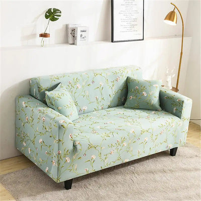 Trendize Exclusive Stretchable Sofa Cover - Pastel Green