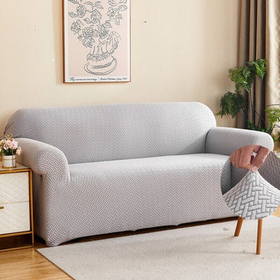 2024 Polar Fleece Sofa Cover : Grey