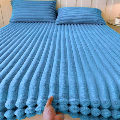 Luxe Rabbit Fur Fitted Sheet - 80% OFF - Clearance Sale