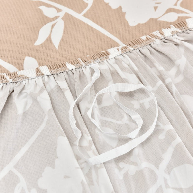 Trendize Exclusive Stretchable Sofa Cover - Leafy Beige