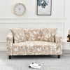 Trendize Exclusive Stretchable Sofa Cover - Leafy Beige