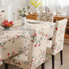 Premium Dining Table & Chair Cover Combo - Modish Beige