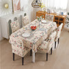 Premium Dining Table & Chair Cover Combo - Modish Beige