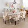 Premium Dining Table & Chair Cover Combo - Modish Beige