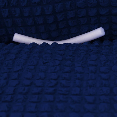 2025 Turkish Bubble Frill Sofa Covers : Navy Blue