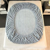 Luxe Rabbit Fur Fitted Sheet - Pastel Blue / KING SIZE (72X78)
