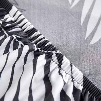 Trendize Exclusive Stretchable Sofa Cover - Charcoal Fern