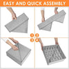 Foldable Closet Drawer Organizers (Set of 4) - Trendize