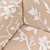 L Shape Sofa Cover - Leafy Beige