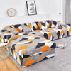 L Shape Sofa Cover - Prism Orange