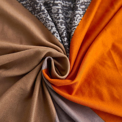 Trendize Exclusive Stretchable Sofa Cover - Prism Orange