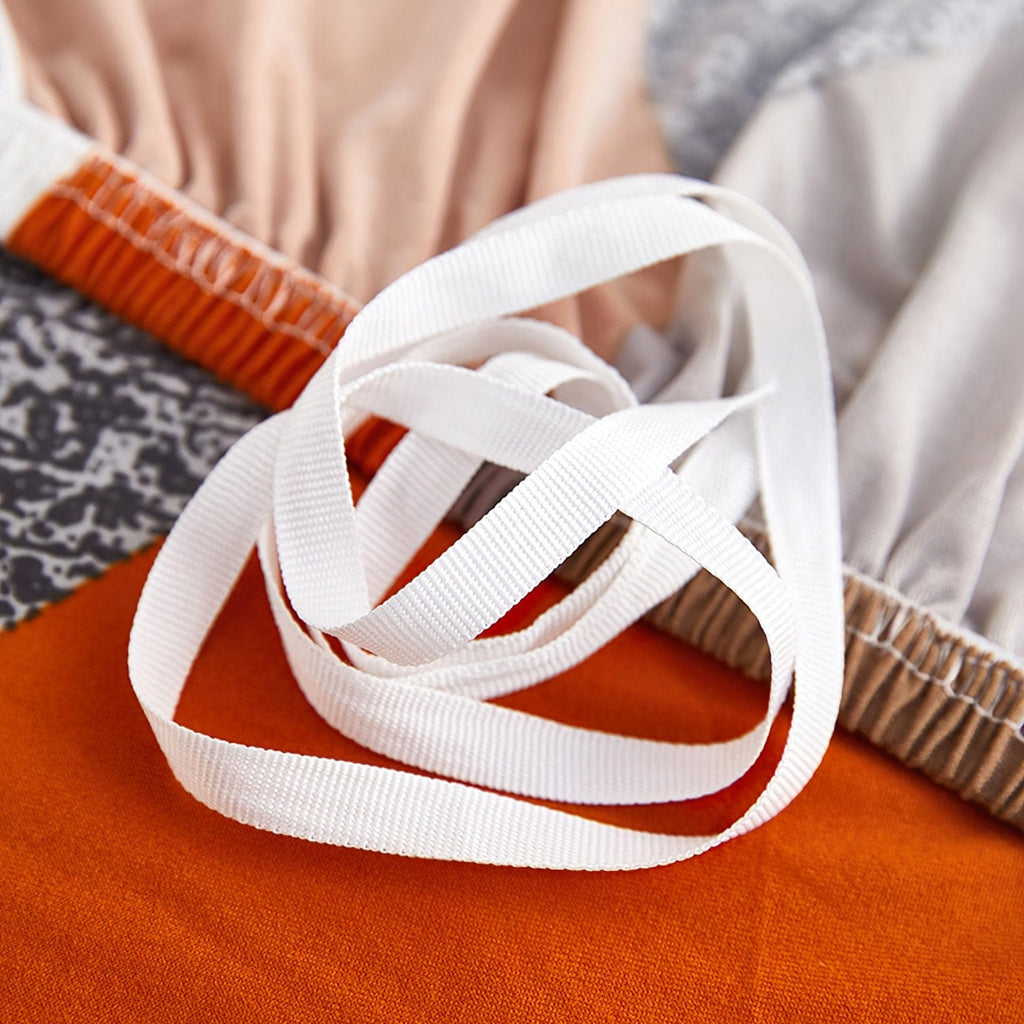 Trendize Exclusive Stretchable Sofa Cover - Prism Orange