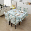 Premium Dining Table & Chair Cover Combo - Autumn Green - Trendize