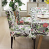 Premium Dining Table & Chair Cover Combo - Branch White - Trendize