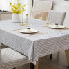 Premium Dining Table & Chair Cover Combo - Complex Grey - Trendize