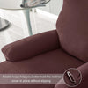 Premium Jacquard Recliner Sofa Cover : Brown - Trendize