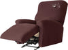 Premium Jacquard Recliner Sofa Cover : Brown - Trendize