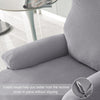 Premium Jacquard Recliner Sofa Cover : Grey - Trendize