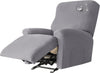 Premium Jacquard Recliner Sofa Cover : Grey - Trendize