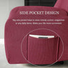 Premium Jacquard Recliner Sofa Cover : Maroon - Trendize