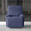 Premium Jacquard Recliner Sofa Cover : Navy - Trendize