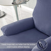 Premium Jacquard Recliner Sofa Cover : Navy - Trendize