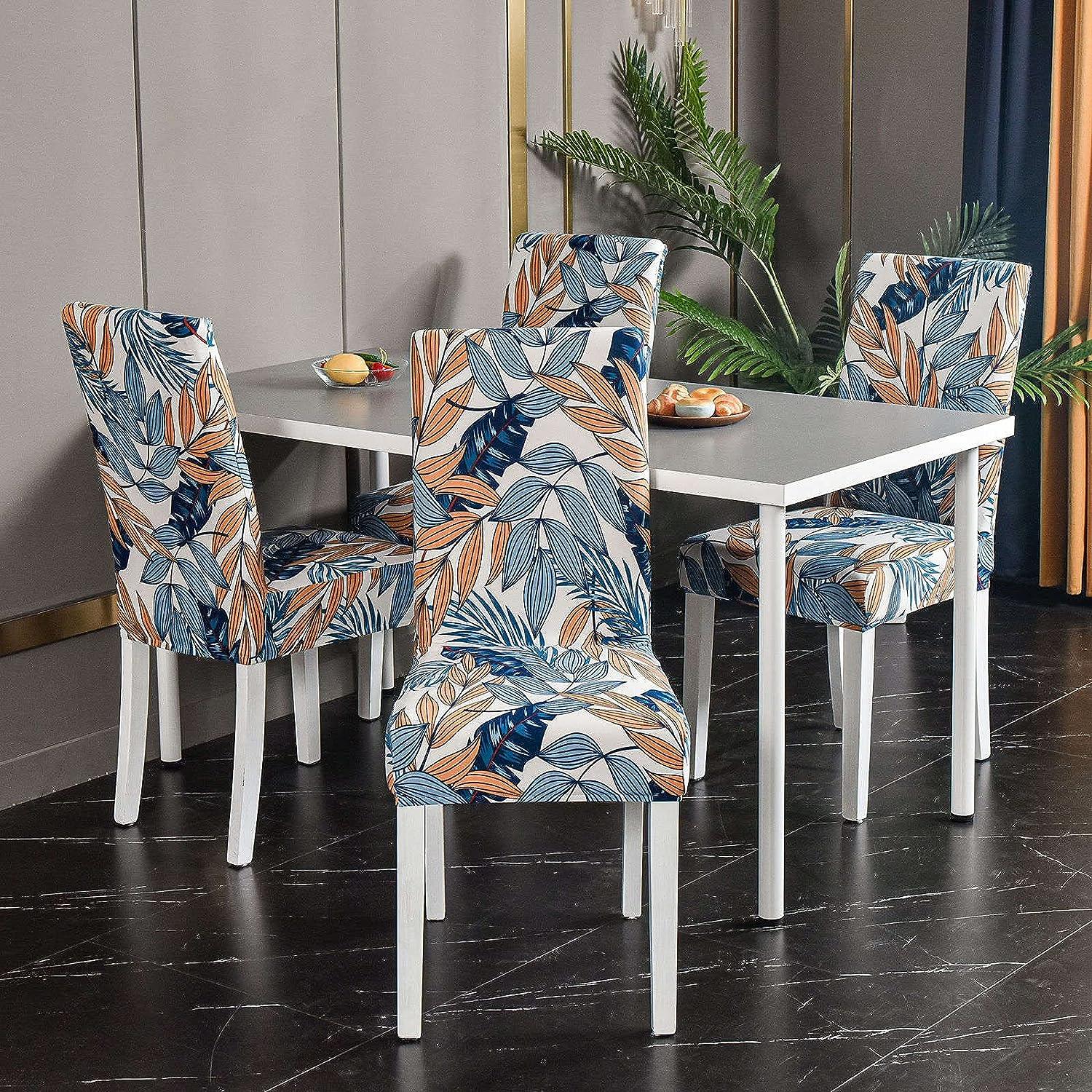 Stretchable Chair Covers, Beachy Vibes - Trendize