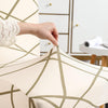 Stretchable Chair Covers, Beige Line - Trendize