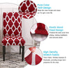 Stretchable Chair Covers, Diamond Maroon - Trendize