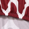 Stretchable Chair Covers, Diamond Maroon - Trendize