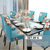 Stretchable Chair Covers, Funky Teal - Trendize