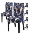 Stretchable Chair Covers, Jungle Leaf - Trendize